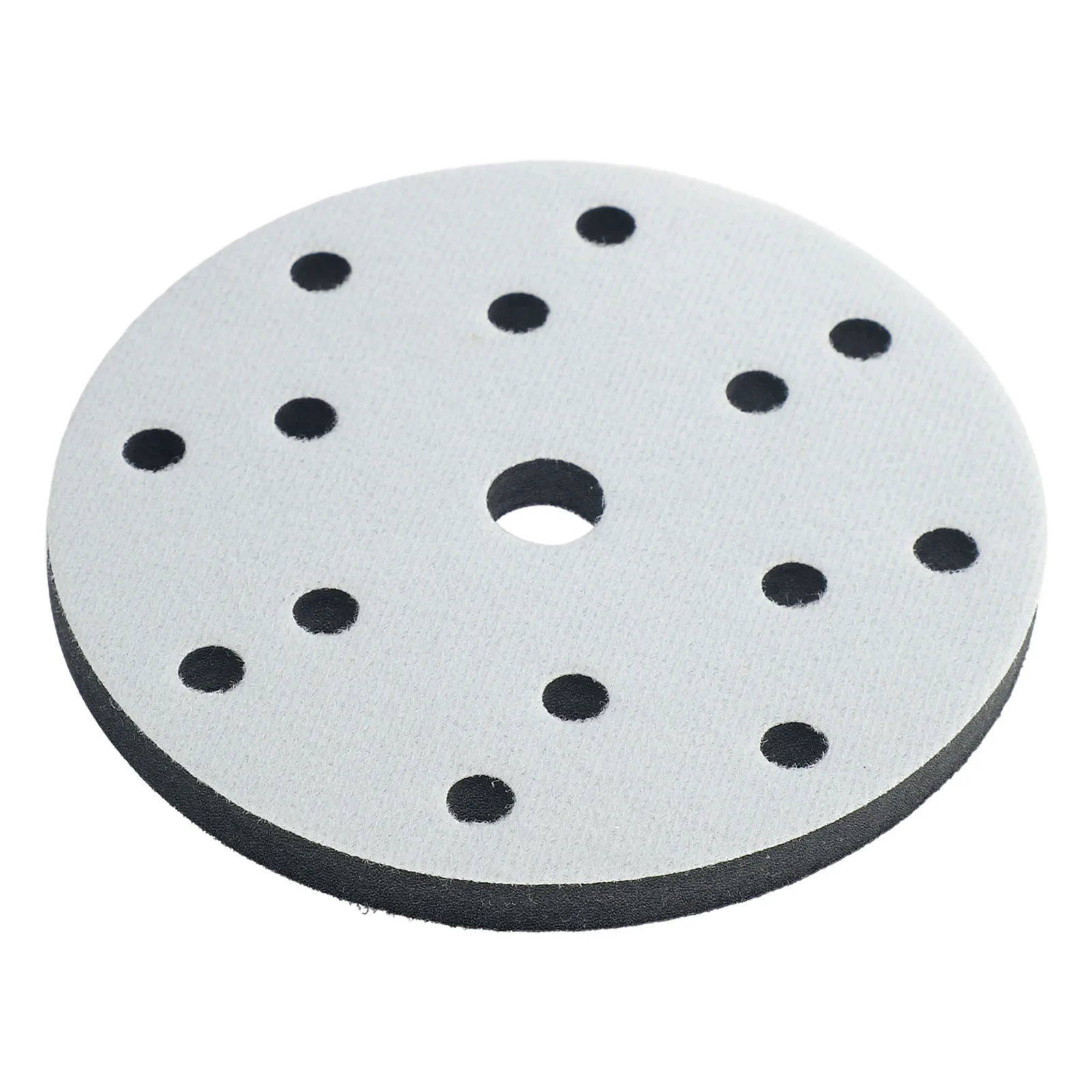 Imagem -02 - Lixar Disco Sander Backing Pad para Moedor Elétrico Interface de Esponja Macia 150 mm 15 Furos