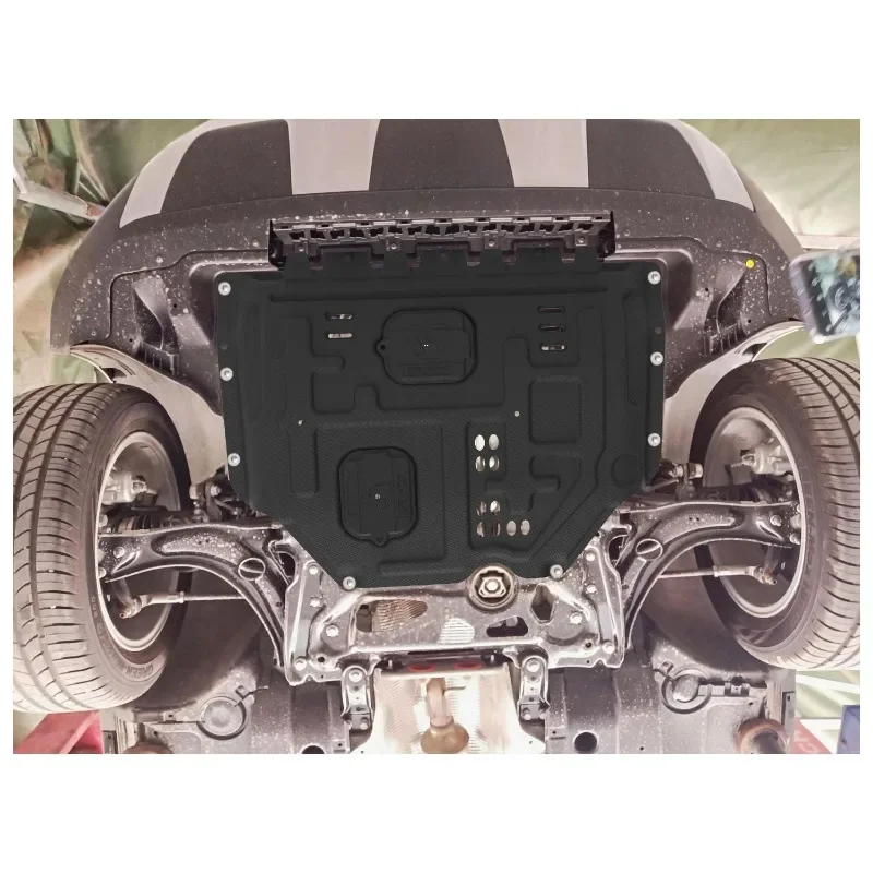 ل VW جيتا VS7 2020-2024 1.4T تحت المحرك الحرس سبلاش درع الطين الحاجز غطاء الطبق درابزين قطعة من نسيج حامي سبيكة