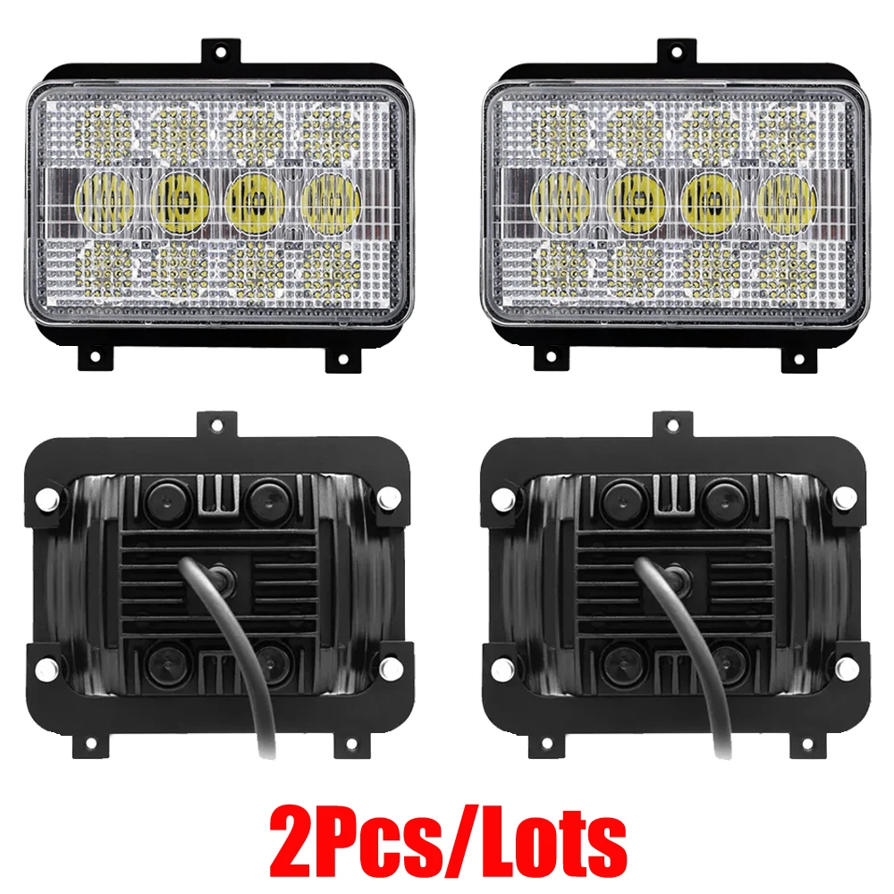 6x4 60 واط LED الجبهة هود ضوء-عالية منخفضة شعاع لماسي فيرغسون 6100-6200 و 8100-8200 سلسلة الجرارات + x2Pcs/الكثير