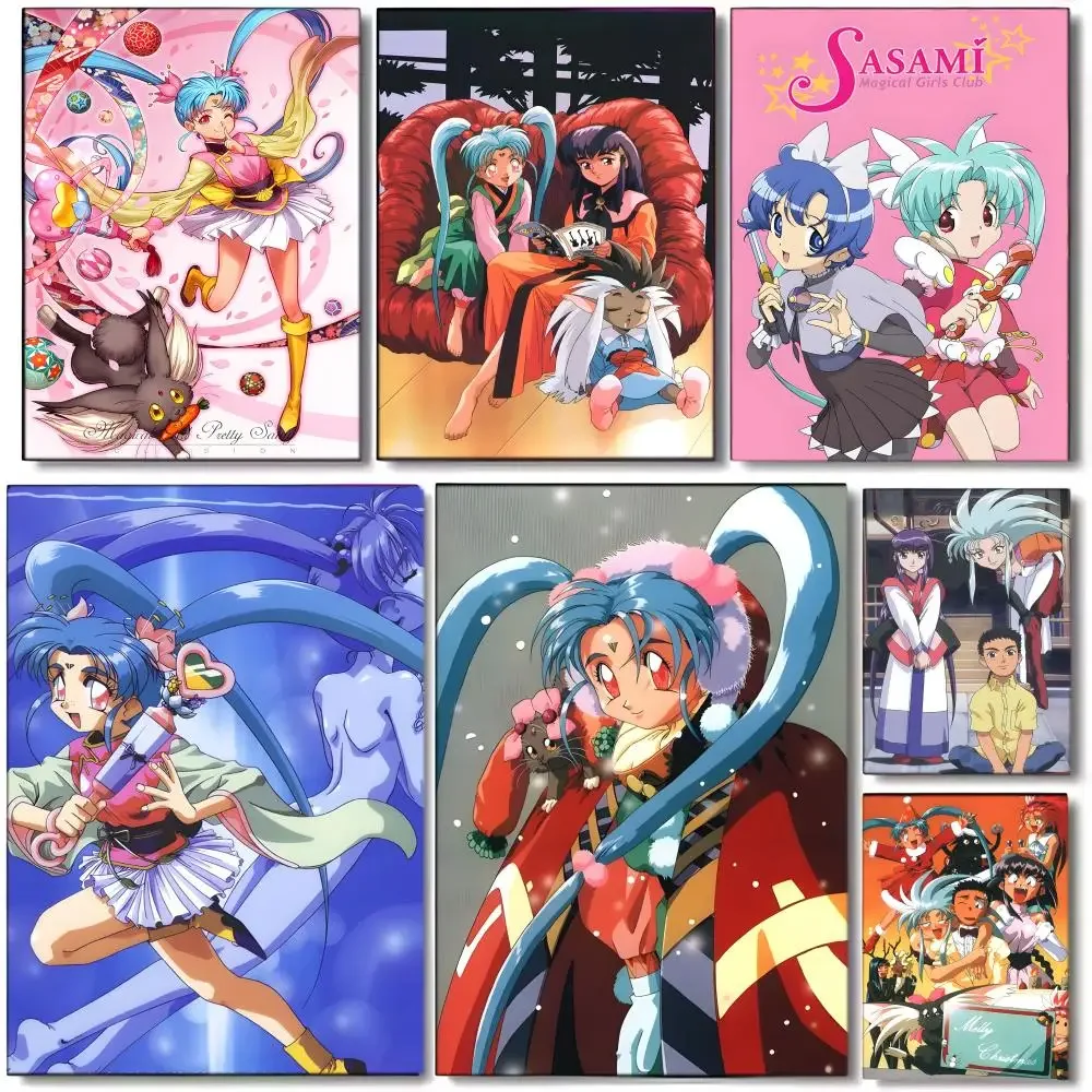 Anime M-Magical Girl Pretty Sammy Poster Wall Art Print Art Suitable For Living Room Bedroom Bar Parlor Home Decor Gift