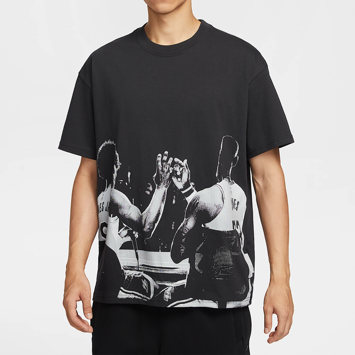 

Оригинальная мужская баскетбольная футболка Nike LeBron с короткими рукавами для соревнований, модель IH8541-045