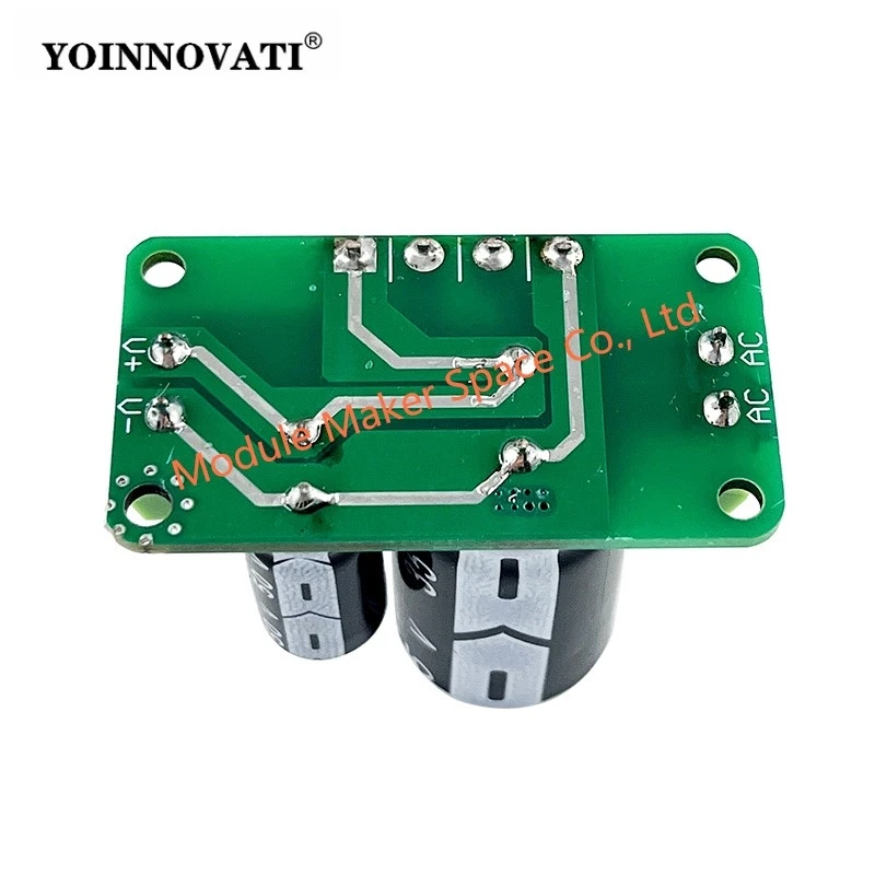4700μF/35V Single Power Supply Board - 8A High Current Rectifier Filter Module (Unregulated) for Amplifiers & DIY Audio