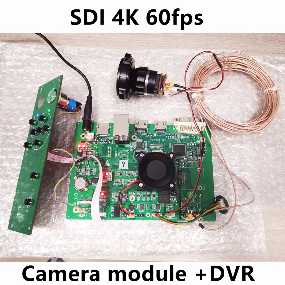 Medical Video Processing Board Camera Modules 8MP 4K 60fps Sdi Back-end Motherboard DVR OV08A10 Freeze AWB Zoom HDMI DVI LVDS