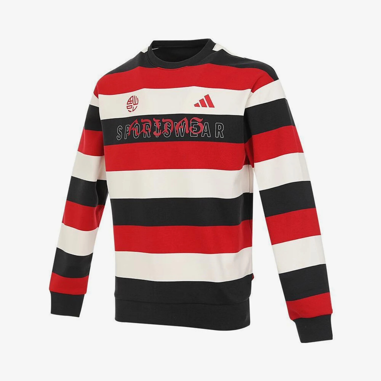 

Новая детская повседневная толстовка Adidas Originals Authentic с круглым вырезом, в полоску, из рубчатого трикотажа KB0581