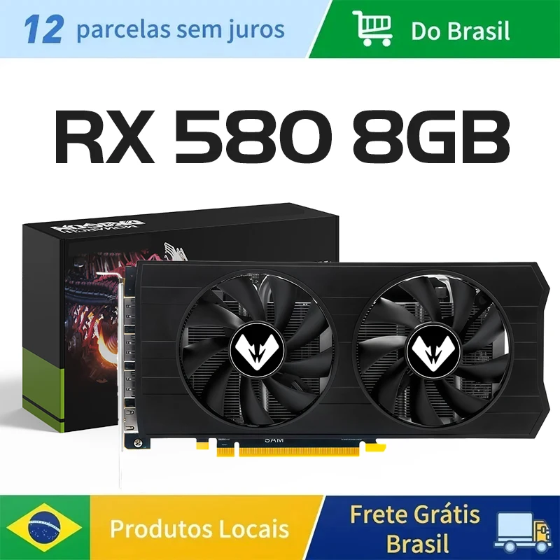 SOYO RX 580 8GB GDDR5 Graphics Card