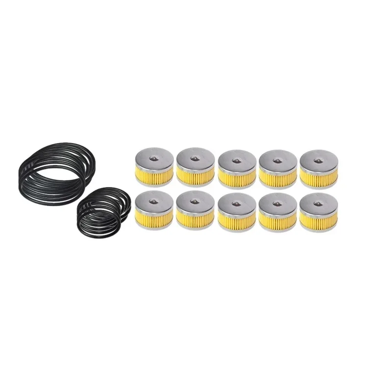 10pcs SET CNG LPG FILTER for TOMASETTO AT07 AT09 + O-Ring Seal