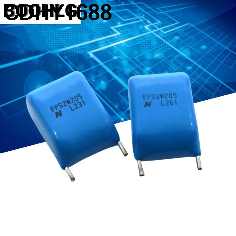 10 шт. Nitsuko 205 2 мкФ 2,0 мкФ 450 В 2 Вт CBB 10 мм высокочастотный медной тонкопленочный конденсатор