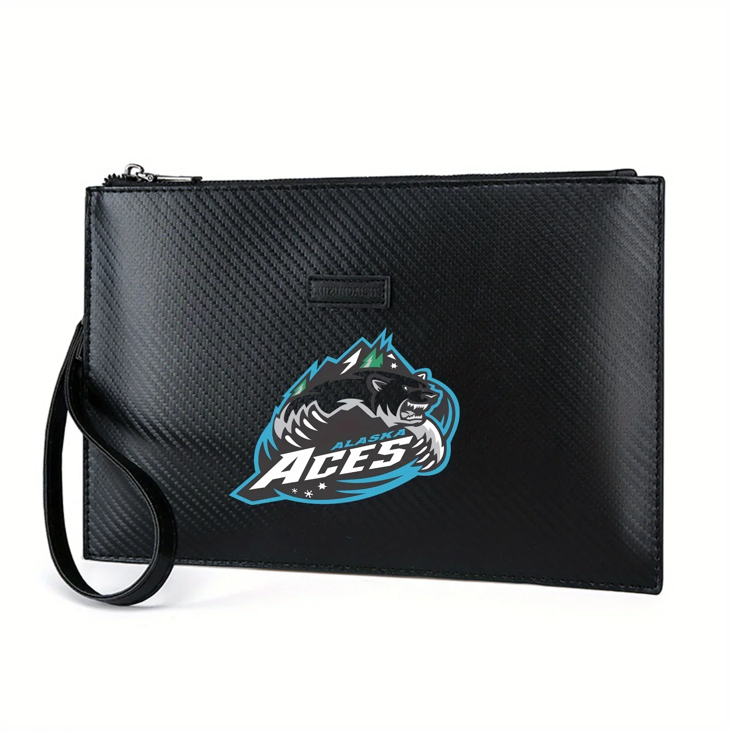 

Элегантная мужская сумка из искусственной кожи с логотипом Bear Mountain Sky Alaska Aces, модная и практичная для повседневной носки