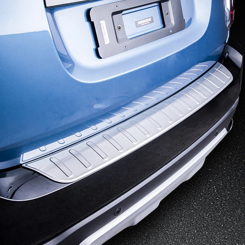 Car Exterior Decoration Rear Guard Protection Pannel For BMW MINI Cooper F60 Countryman Stainless Steel Trunk Rear Guard Plate