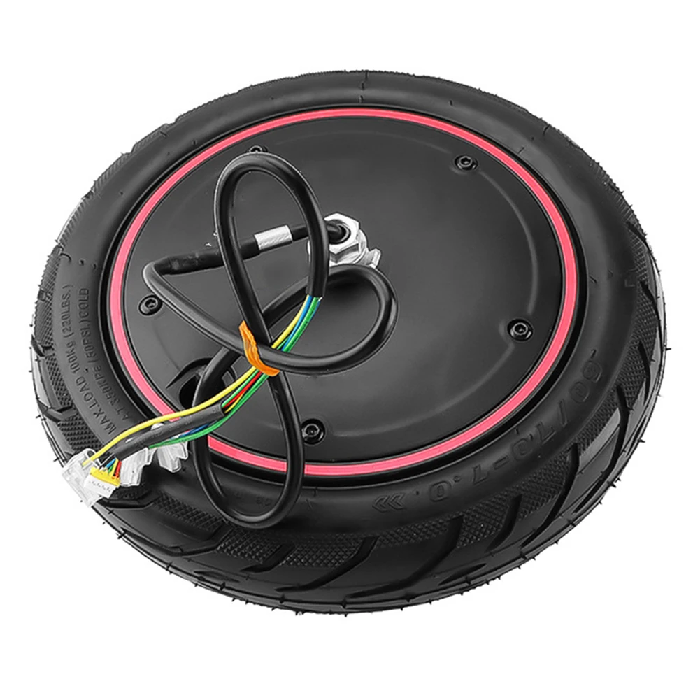 

Outdoor Riding 36V 350W Engine Anti-Skid Tire Anti Skid Tire For Scooter Absorber Black Rubber Material Aluminum Alloy Material