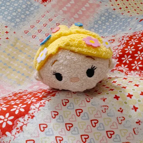 DISNEY TSUM TSUM Cartoon Anmie Rapunzel Stuffed Plush Toys Soft Kawaii Princess Rapunzel Plush Doll Toys Gifts for Kids Girls