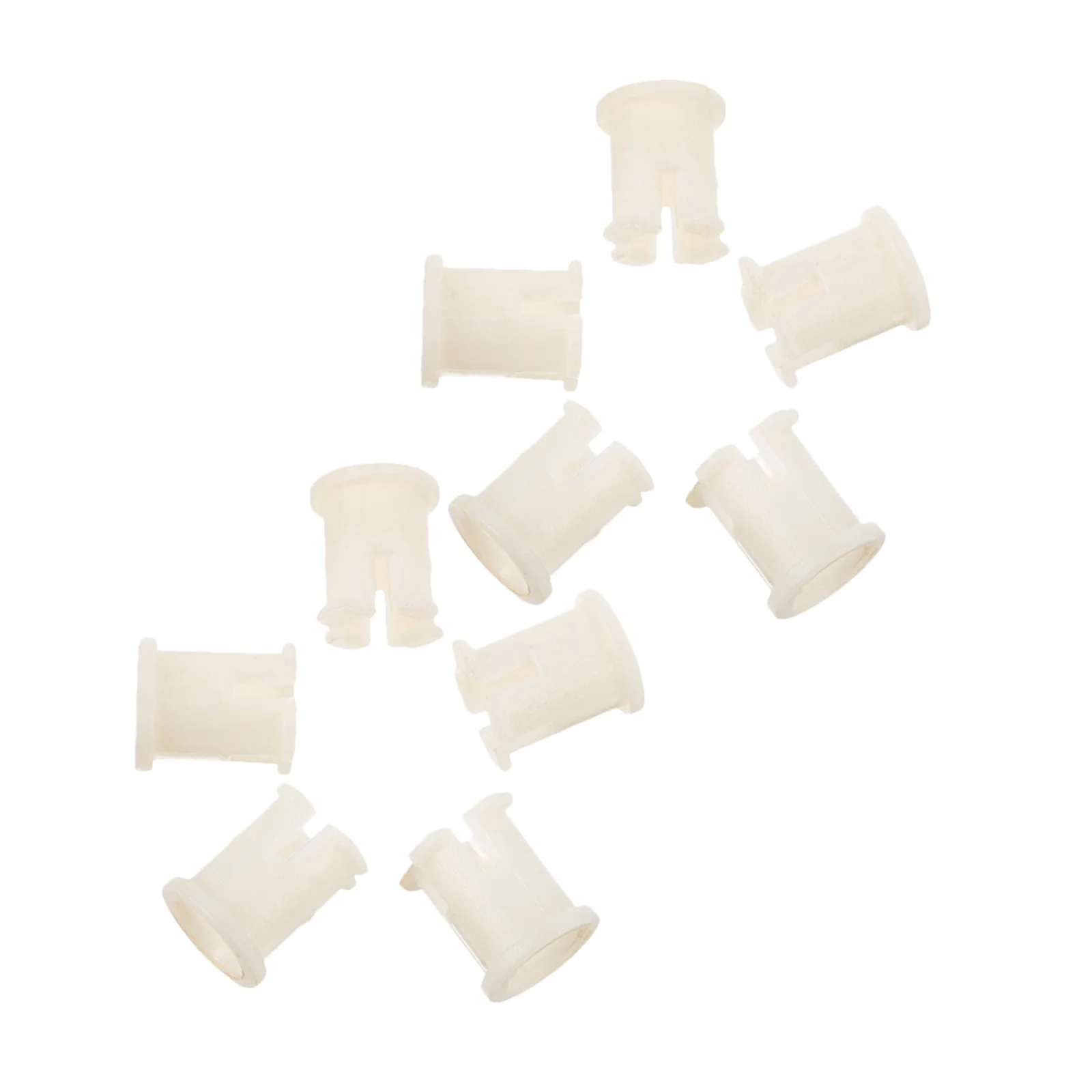 10Pcs Practical Caster Sockets Swivel Caster Stem Inserts for Furniture Legs Fine Workmanship Wheel Socket