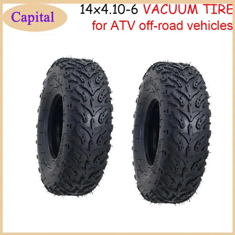 14X5.00-6 14x4.10-6 tyre For ATV go kart electric vehicle 14x5.00-6 Road tire vacuum tire 6 inch 14x4.10-6 front and rear tires