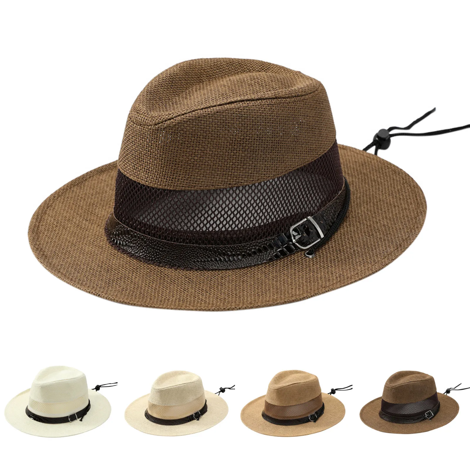 

Panama Hats Men Women Beach Wide Brim Straw Hat Lady Summer Sun Hats Plus Size Fedora Hat Summer Beach Caps Elegant Jazz Hat