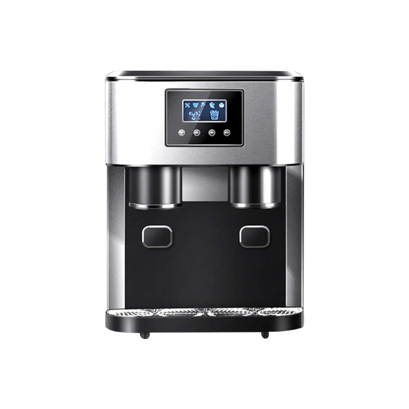 Commercial ice-making crushed ice cold water three-in-one multi-functional ice machine, small stall fruit tea ice machine