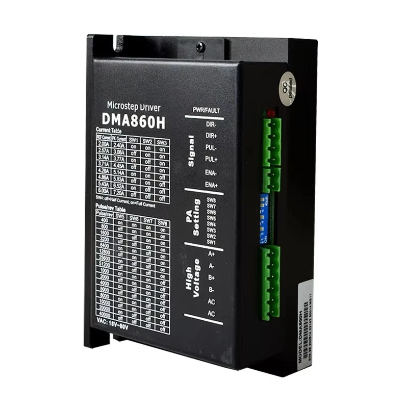 Microstep Driver Leadshine Dma860h 5a Stepper Motor Drive Used for CNC Router Engraving Machines