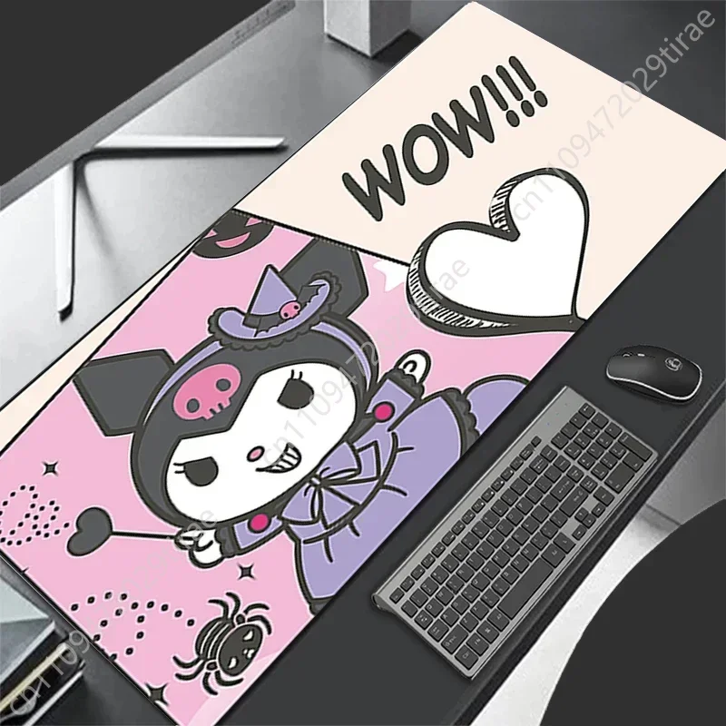 Kuromi Leather Mousepad Gaming - Pc Gaming Kuromi บทวิจารณ์และราคา