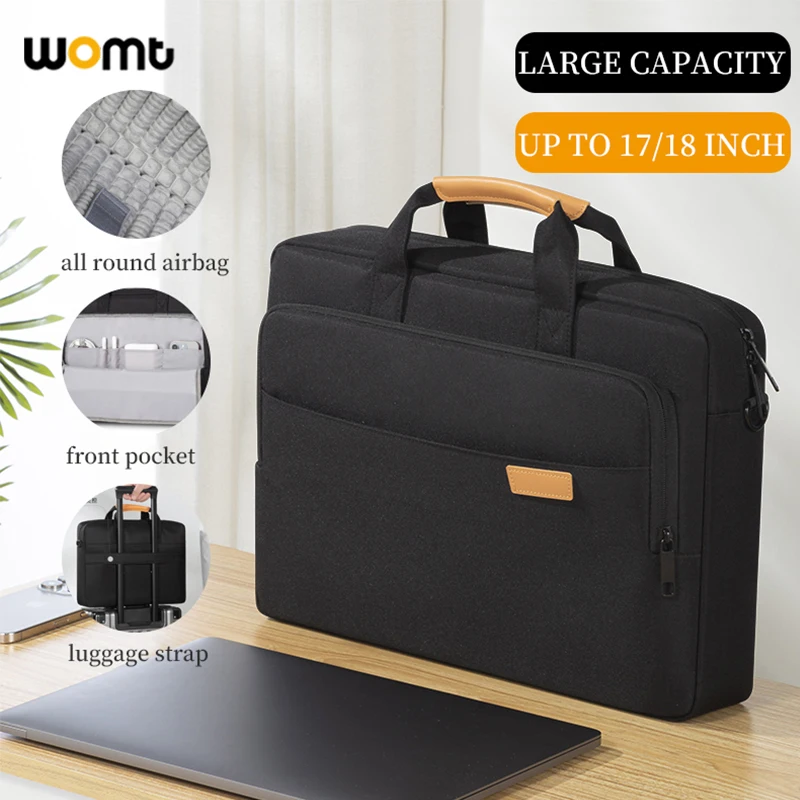 15.6 pouces sac à bandoulière pour ordinateur portable pour MacBook Pro 16 pouces Huawei Matebook HP pavillon Acer Aspire Asus VivoBook Pro 17.3" porte-documents