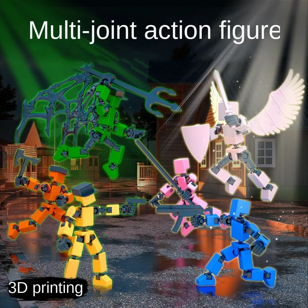 

Multi-Jointed Multi Joint Movable Model Movable Robot Action Figure 3D Printed Mannequin Model Doll Novelty Shapeshift Robot
