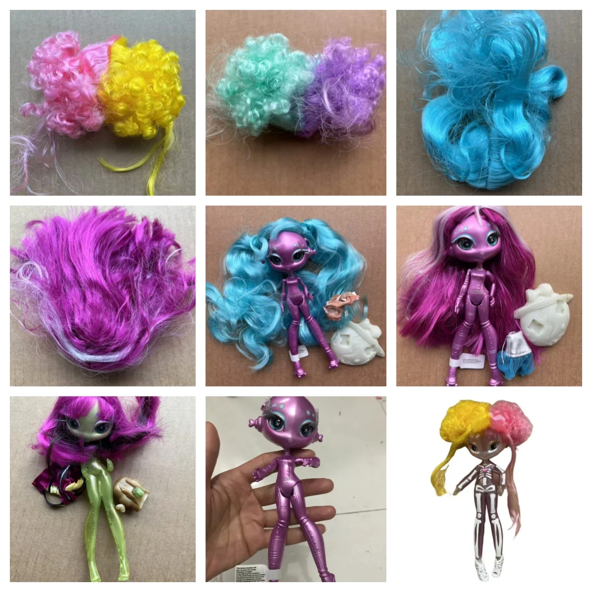 مينيسو أونا آية دمية 20 سنتيمتر مع ملابس هدايا أعياد ميلاد للأطفال نوفي نجوم طويلة الشعر دمية متعددة نمط تحصيل لعبة #1