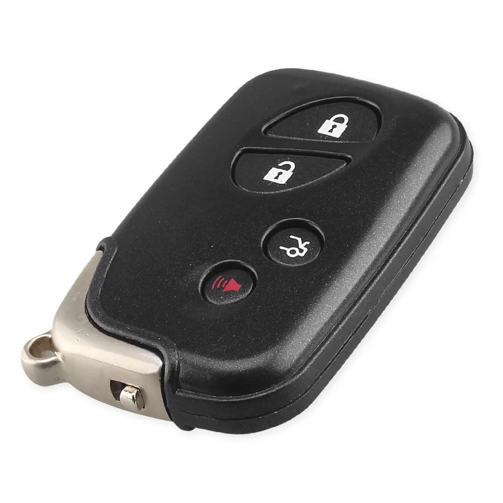 KEYYOU-Smart Remote Key Fob Case para Lexus, Keyless Shell, 4 botões, substituição para GS430, ES350, GS350, LX570, IS350, RX350, IS250