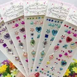 New Face Gems Jewels Rhinestone Face Sticker Bright Stickers for The Face Festivals Accessories Makeup Crystals Face Diamonds