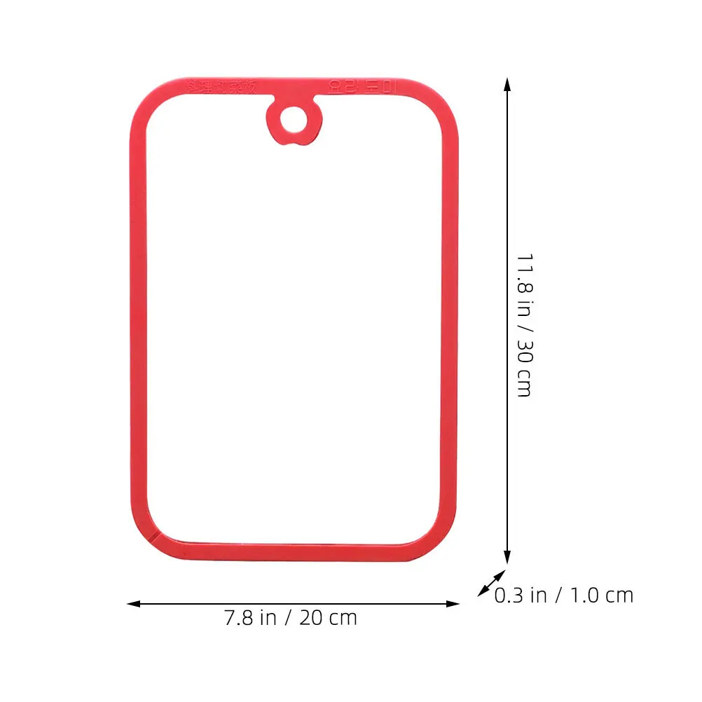 لوح تقطيع من الزجاج المقسى مستطيل ومستقر وغير قابل للانزلاق لوح تقطيع للمطبخ مضاد للتشقق سطح قطع الزجاج #3