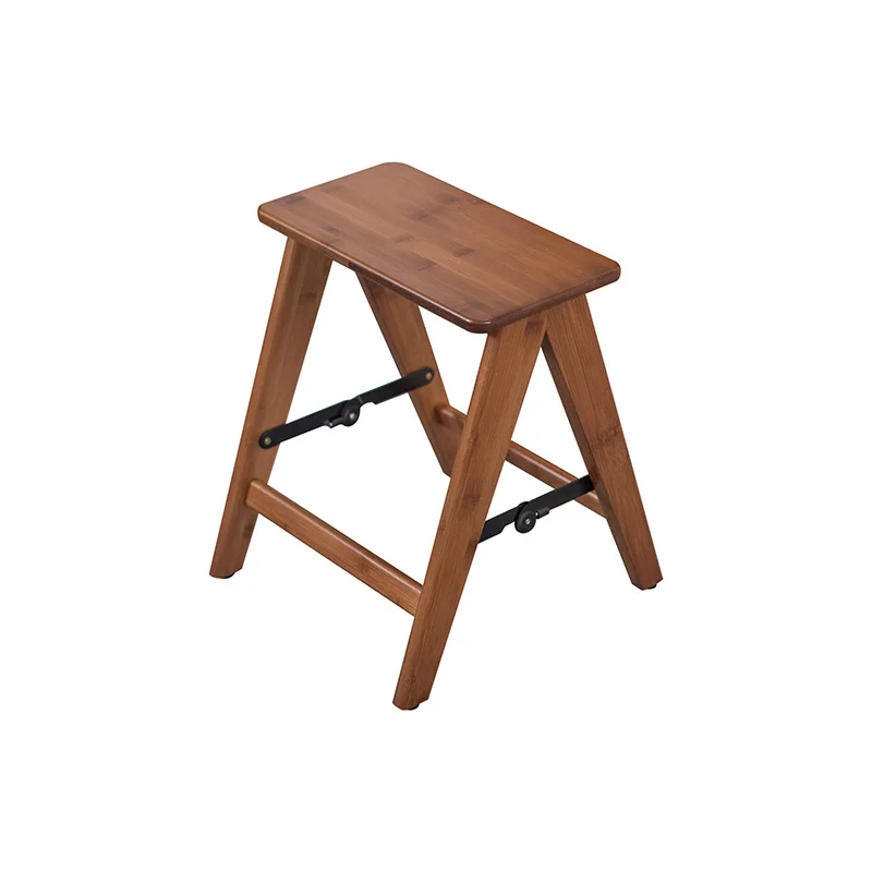 

Garkhetti Stool Multifunctional Household Small Stool Folding Portable Staircase Low Ladder Multipurpose Bamboo Bench Frame
