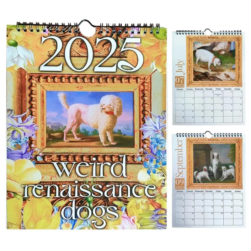 

Dog Wall Calendar 2025 Dogs 2025 Planning Calendar For Wall Fun Wall Dog Planning Calendar For Classroom Dormitory Apartment