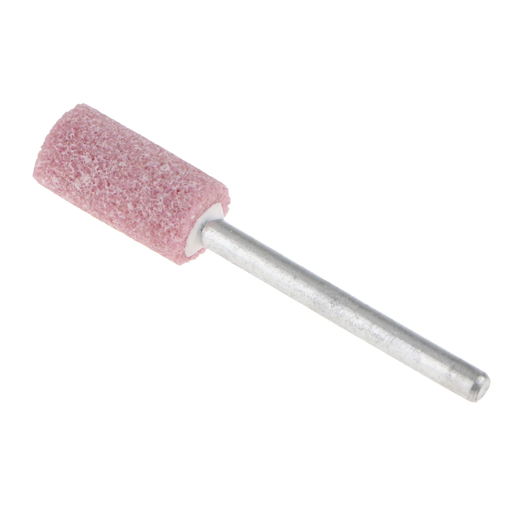Ceramic Abrasive Grinding Heads Wheels Kits 10pcs Cylindrical Cone Bits for Rotary Tool Stone Metal Polishing