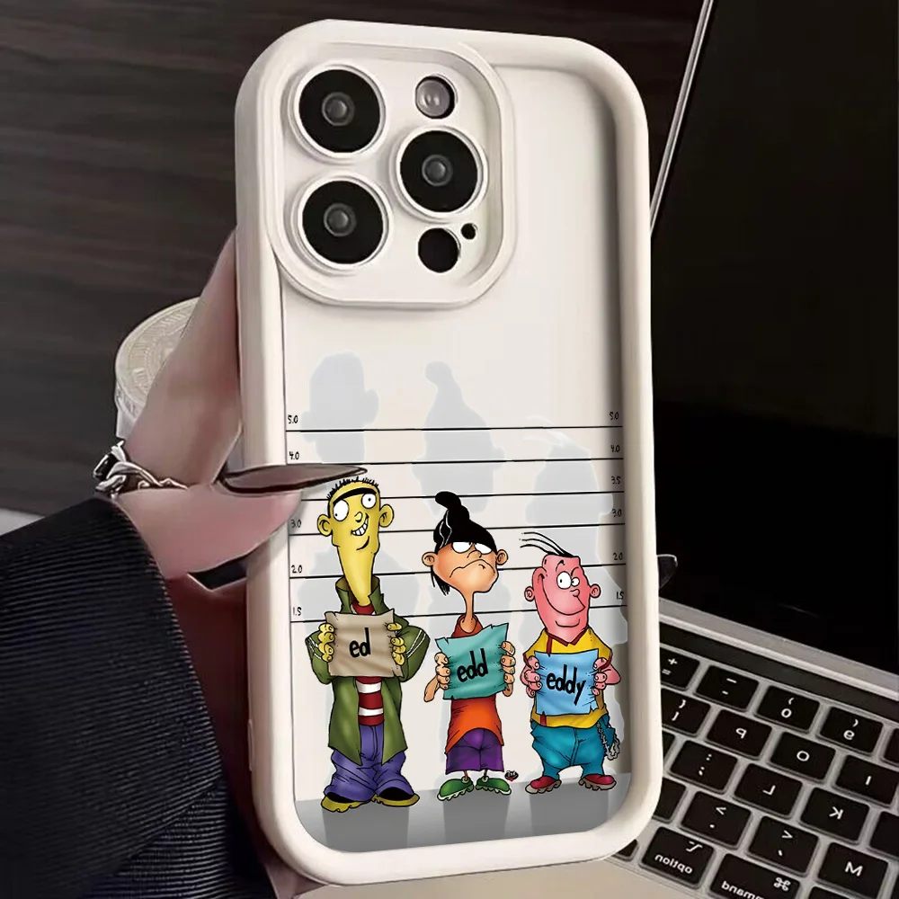 حافظة هاتف كارتونية E-Ed Edd N Eddy لهاتف موتورولا موتو إيدج G15 G24 50 G35 G05 G34 E14 G75 G PLAY G85 40 Neo Fusion Pro 4G 5G Soft