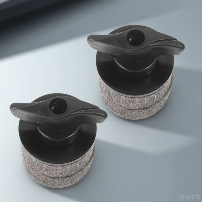 

2 set Cymbal Felts Kit Plastic Wing Nut With Felt Washer For Drum Stand Cymbal Attachment Thumb Screws Drum Accessories