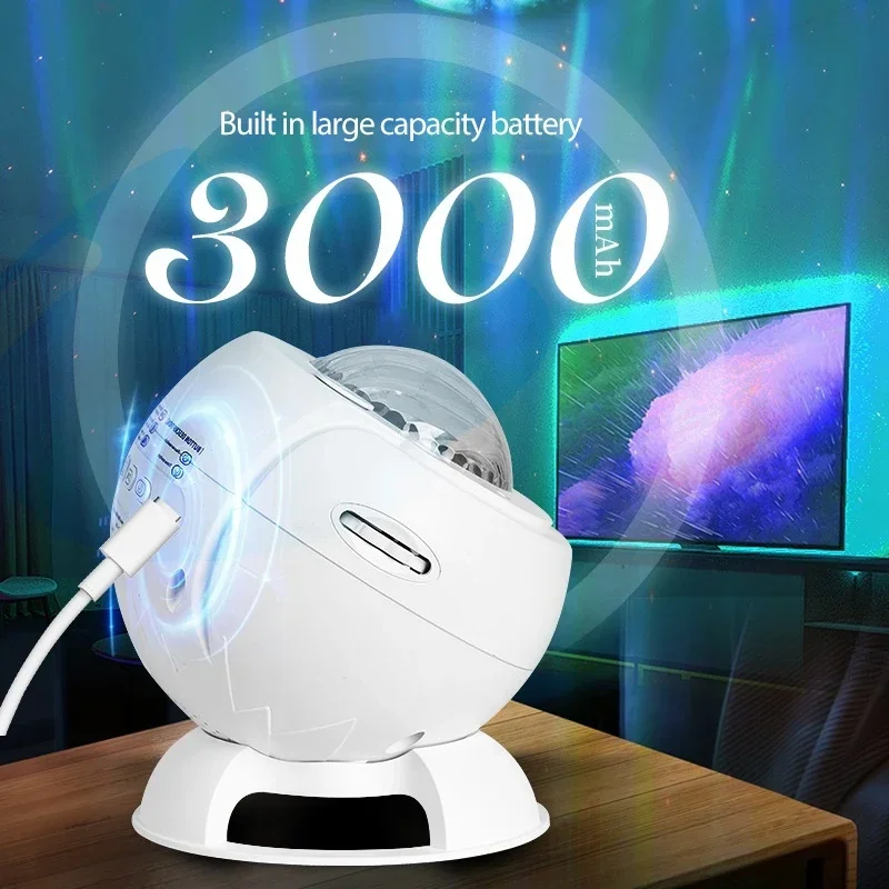 Northern Light Projector Aurora Galaxy Projection Lamps Starry Sky Star Projector For Children Room Moon Star Moon Lamp Kid Gift