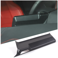 ABS Carbon Fiber Car Navigation Screen Rear Panel Protector Cover Trim Stickers For Corvette C8 Stingray Z51 Z06 2020-2023