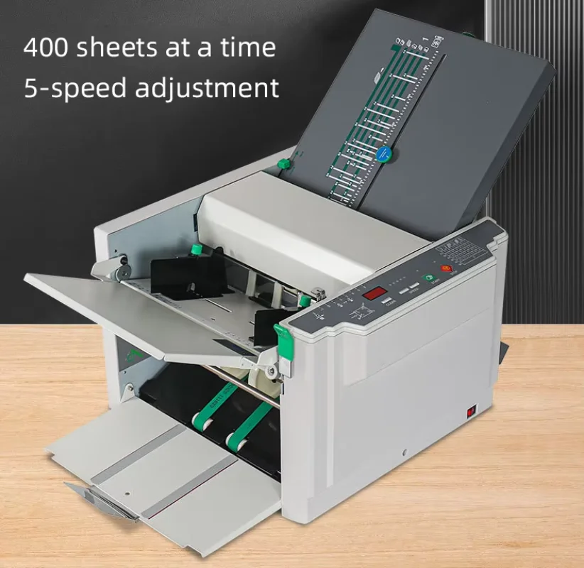 RC-297 Electric A3 Size Documents Inserts Loose-leaf Materials Paper Folding Machine