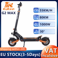 Original KuKirin G2 MAX Electric Scooter 48V 20Ah Battery 1000W Motor 55KM/H Max Speed 80KM Max Range 10*2.75 Tires Kickscooter