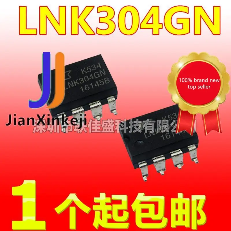 10 Buah 100% Asli Baru Dalam Stok LNK304GN LNK304 SOP-7 7 Kaki IC Chip Manajemen Daya