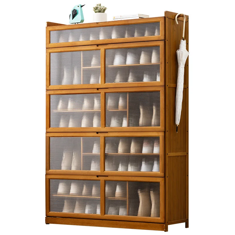 Multi layer simple household economy shoe cabinet with shoe rack, storage rack, dormitory dust prevention