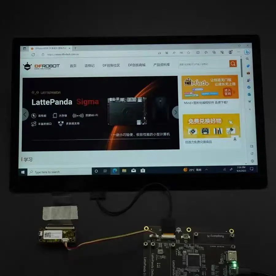 

DFRobot 15,6-дюймовый емкостный сенсорный экран IPS Type-C 1920×1080