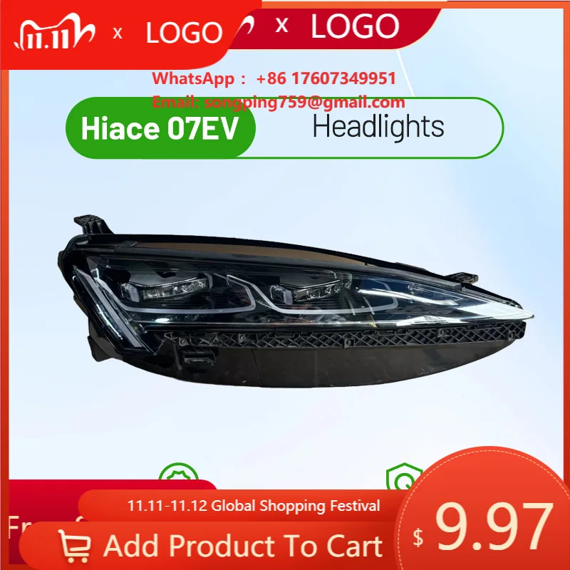 BYD Hiace 07EV LED Headlight High Brightness  Long Lifespan  Plug & Play