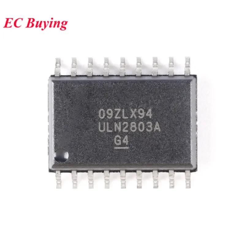 5 قطعة/1 قطعة ULN2803ADWR ULN2803 ULN2803A 2803A SOIC-18 8-قناة دارلينجتون الترانزستور صفيف رقاقة IC تحكم جديد الأصلي