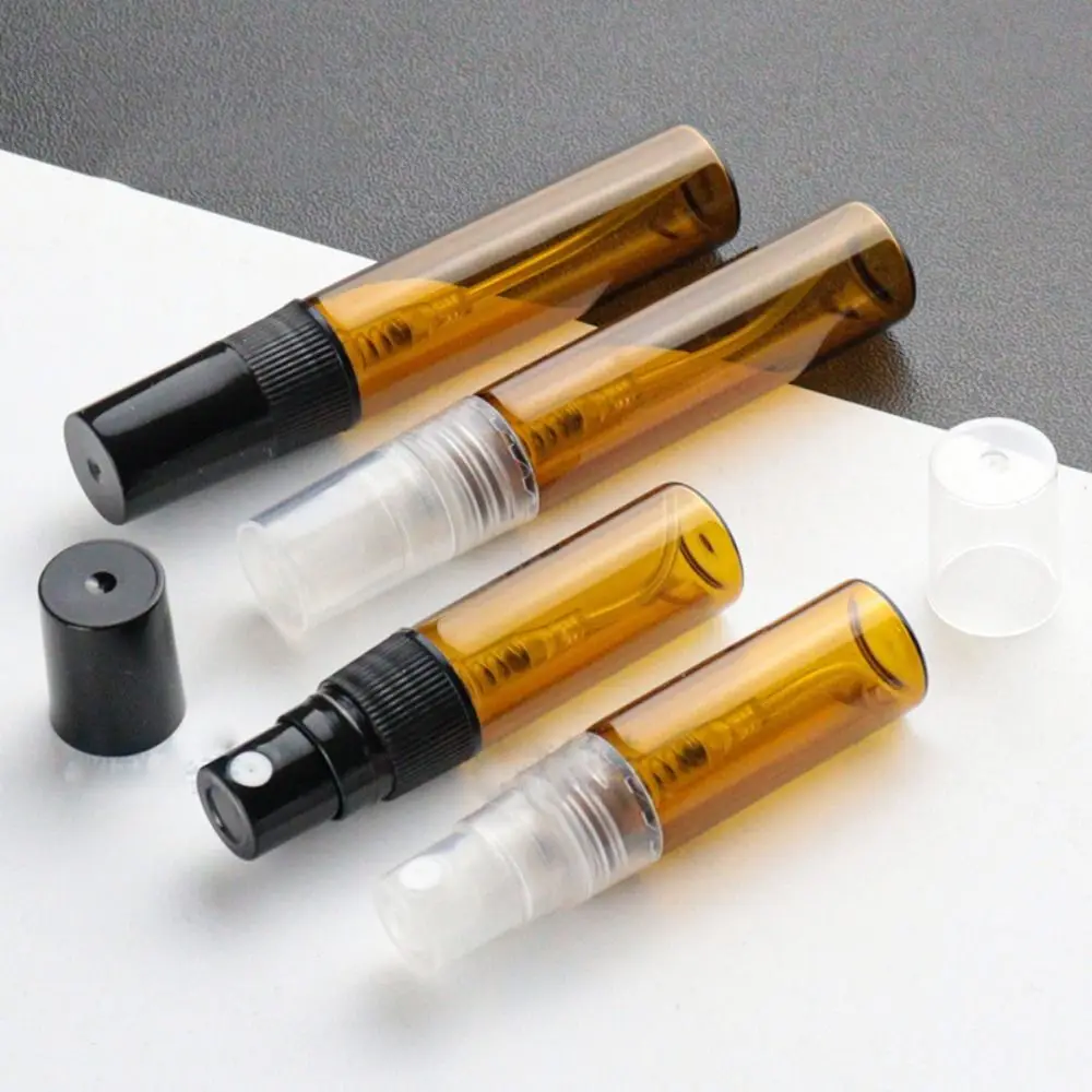 Portable 3ml Travel 2ml Refillable Sample Size  Bottled Separately  Sample Bottle Glass Spray Bottle Empty Bottle