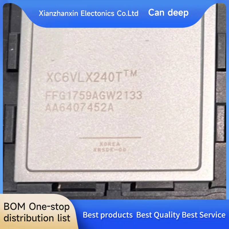 

1PCS/LOT XC6VLX240T-FFG1759 XC6VLX240T-FF1759 XC6VLX240T BGA1759 Programmable chips in stock