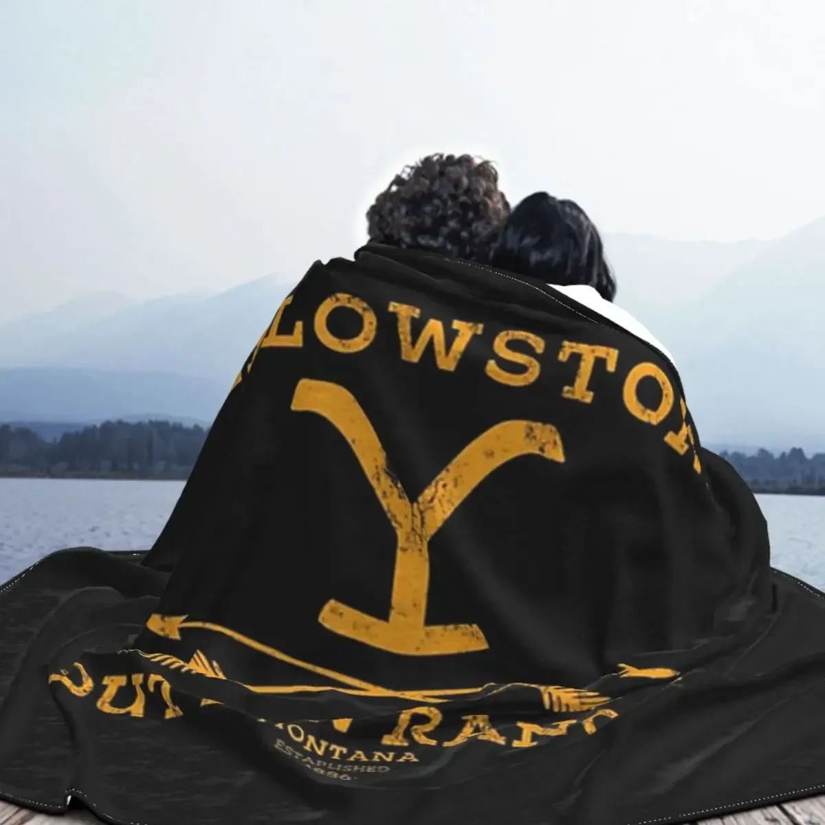 بطانيات دوتون رانش منقوشة للأطفال ، غطاء أريكة ، صوف فائق الدفء ، مسلسل تلفاز صيفي ، مفارش سرير سجاد فاتنة ، قطعة بساط أريكة ، 1: 1000 #4