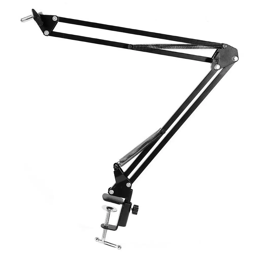 Adjustable Foldable Webcam Mount Clip Table Desktop Clamp Mount Suspension Scissor Arm Tripod Stand Holder for Logitech Webcam