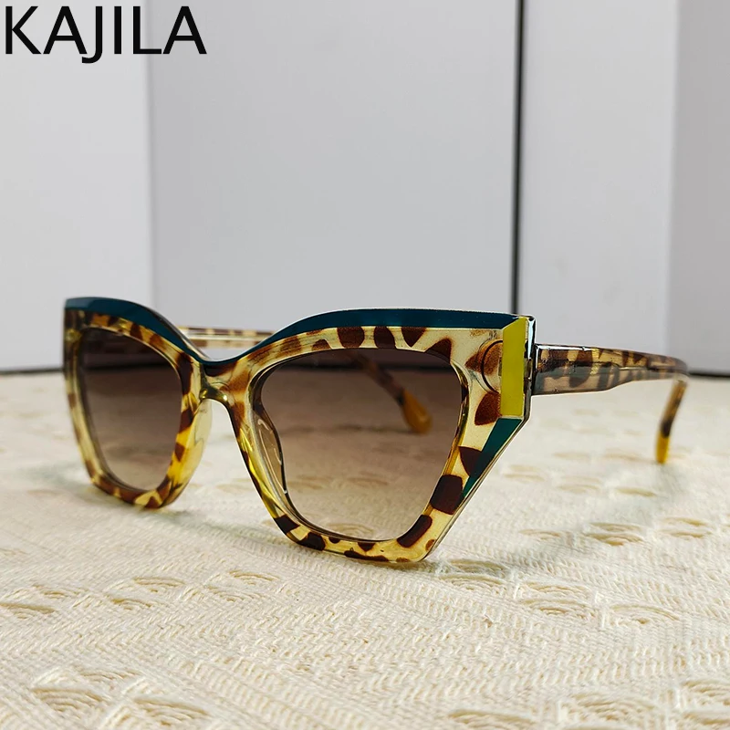 Sexy Cat Eye Punk Sunglasses Women 2025 Luxury Brand Designer Vintage Cateye Sun Glasses For Ladies Leopard Eyewear Shades UV400 image 6