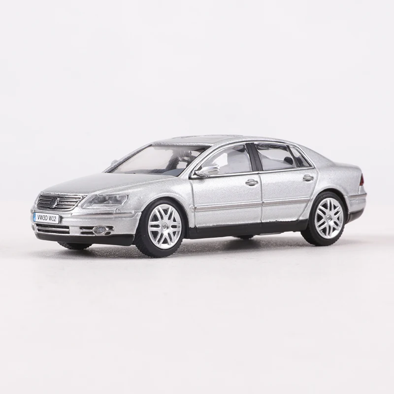 GCD 1:64 Phaeton Typ 3D Mk5 GP5 czarny/srebrny Model samochodu ze stopu odlewu