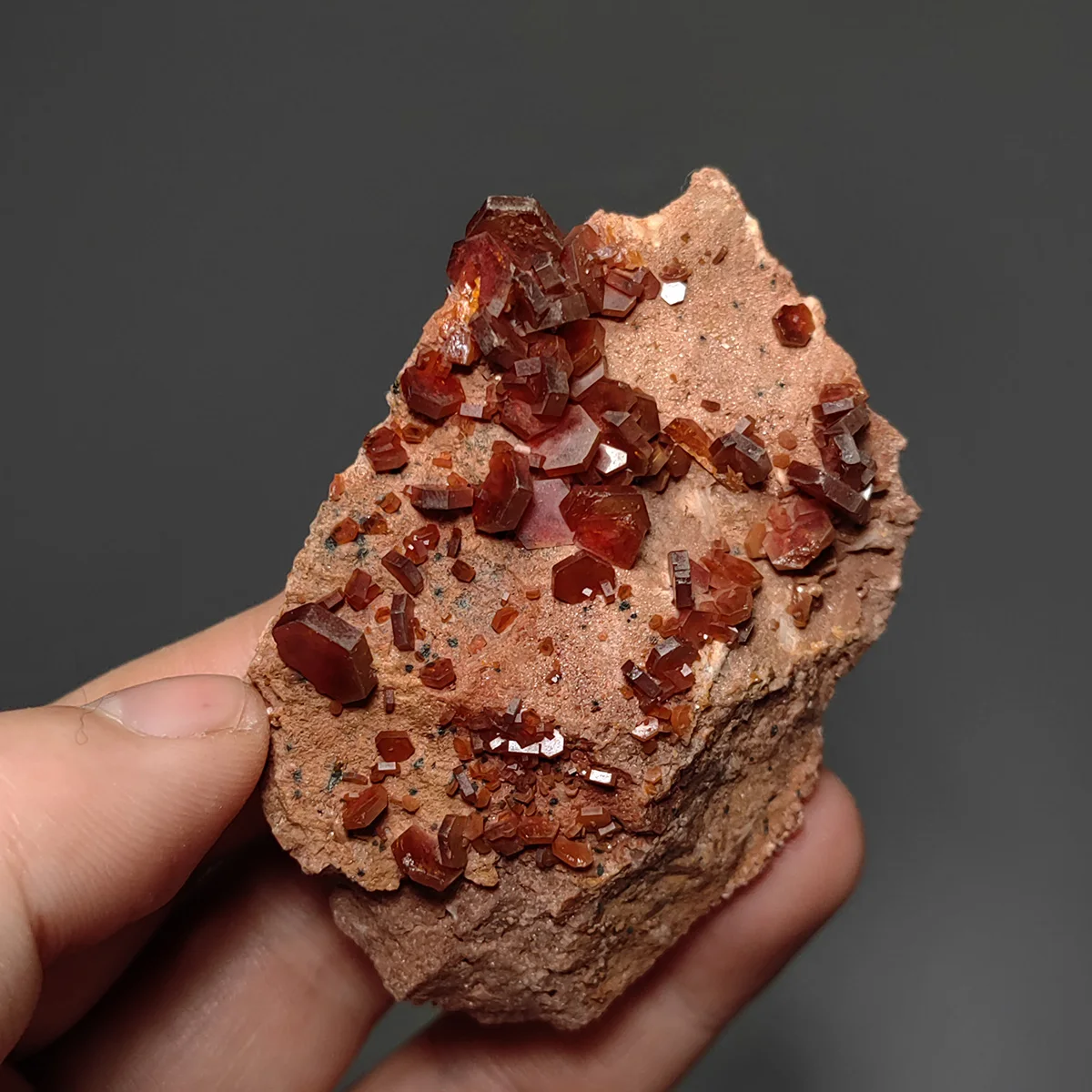 

C4-2B 100% Natural Vanadinite Stones and Crystals Mineral Specimen Trinkets Home Decoratio Morocco Free Shipping