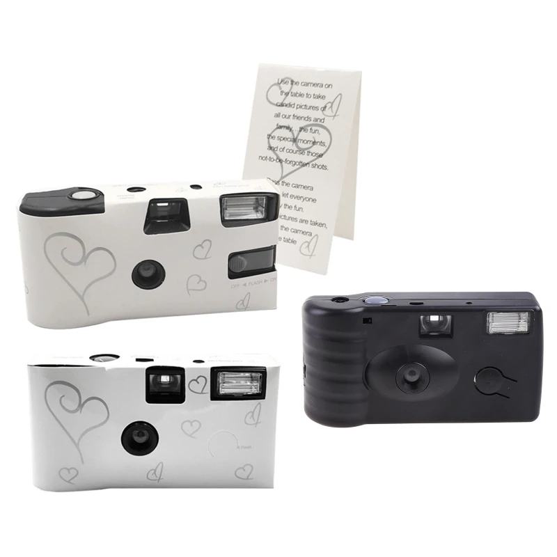 36 Photos Power Flash HD Single Use One Time Disposable Film Camera Party Gift AUG-10D