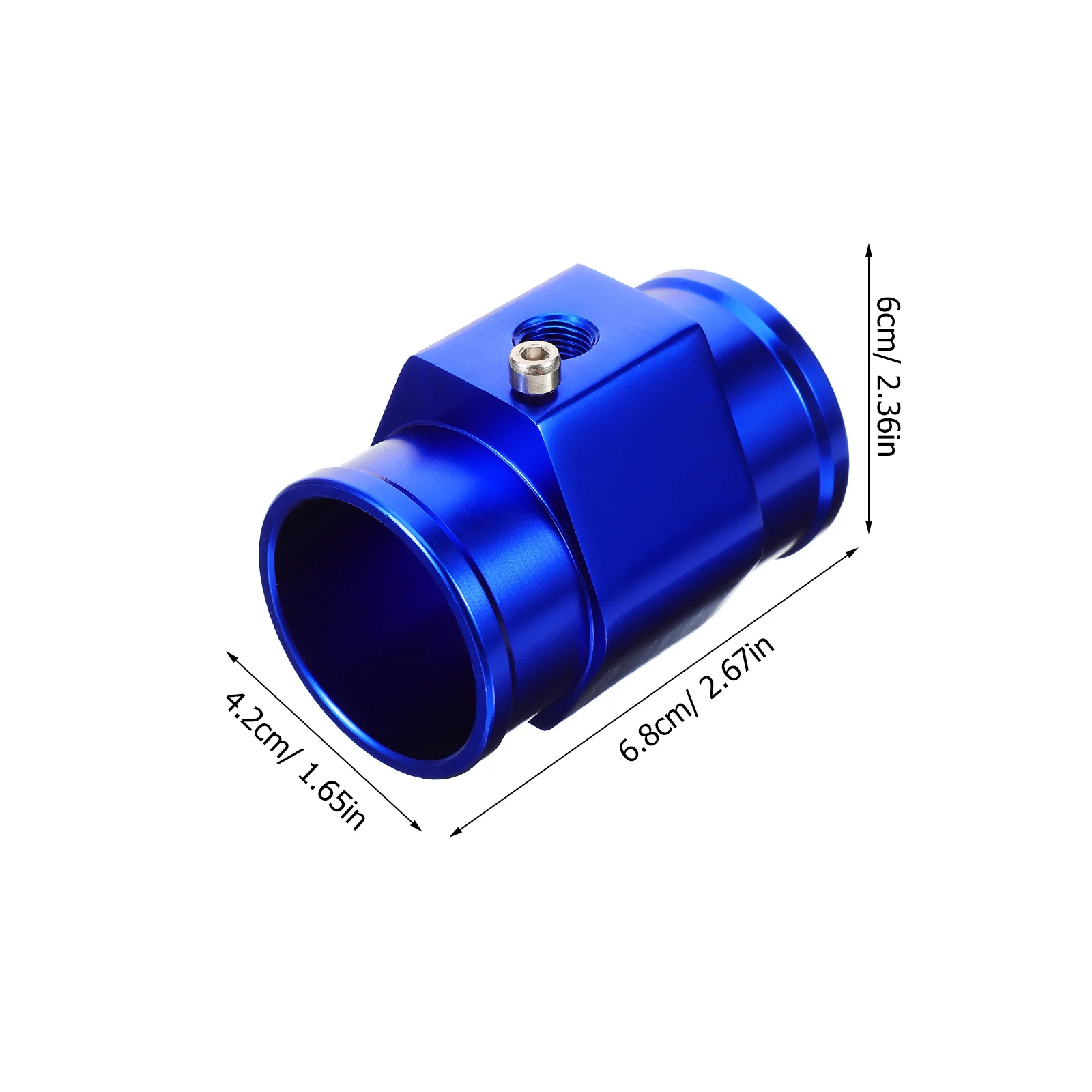 자동차 냉각수 온도 센서 교체용 라디에이터 수온 어댑터 엔진 온도 게이지 알루미늄